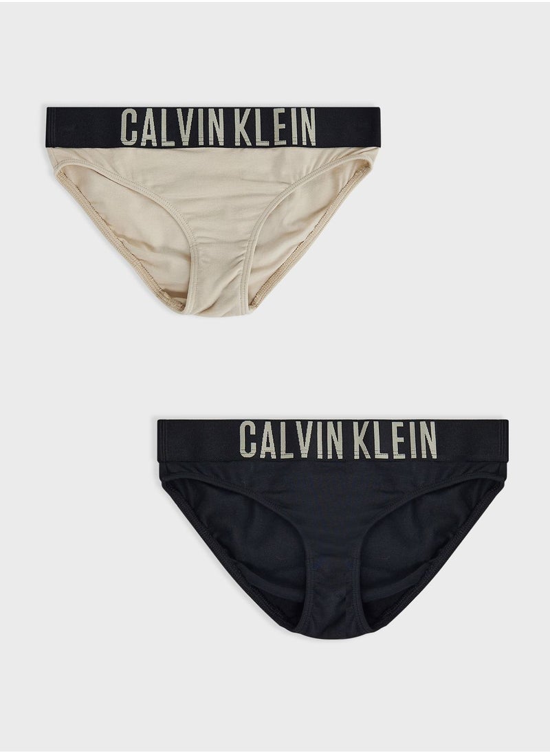 Calvin Klein Jeans Youth 2 Pack Assorted Bikini  - Image 1