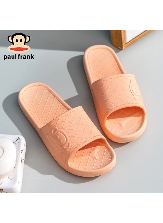 Paul Frank Paulfrank Big Mouth Monkey Slippers For Women, Summer Home Use, Soft-soled, Couples Indoor Bathroom Shower Slippers, Men's Pf799, Flesh Color, Size 245  - Image 3