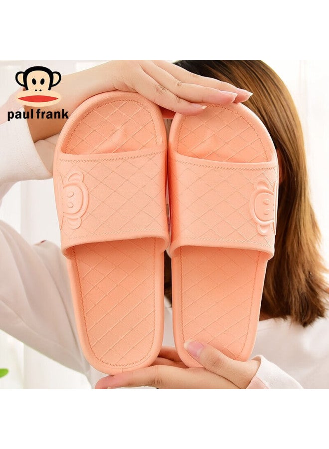 Paul Frank Paulfrank Big Mouth Monkey Slippers For Women, Summer Home Use, Soft-soled, Couples Indoor Bathroom Shower Slippers, Men's Pf799, Flesh Color, Size 245  - Image 2