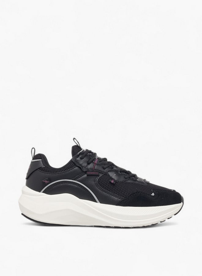 kangaROOS Women's Panelled Sports Shoes with Lace-Up Closure - Image 3