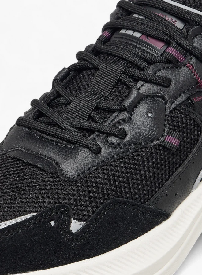 kangaROOS Women's Panelled Sports Shoes with Lace-Up Closure