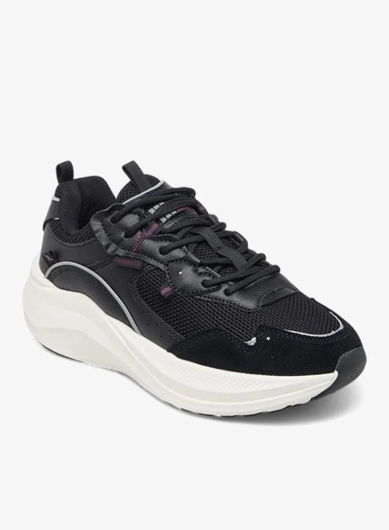 kangaROOS Women's Panelled Sports Shoes with Lace-Up Closure
