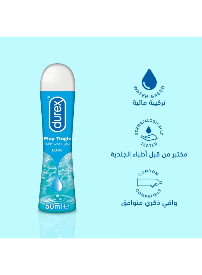 Play Tingle Lube Lubricant Gel 50Ml - Image 3