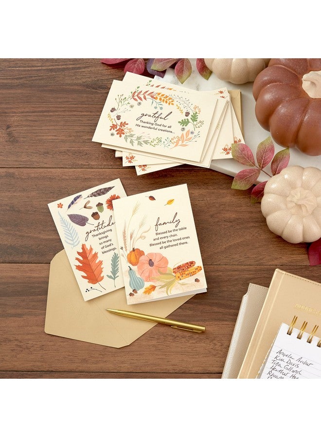 Hallmark Religious Thanksgiving Cards Assortment, Blessings (36 Assorted Cards with Envelopes) - Image 1