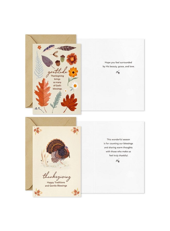 Hallmark Religious Thanksgiving Cards Assortment, Blessings (36 Assorted Cards with Envelopes) - Image 3