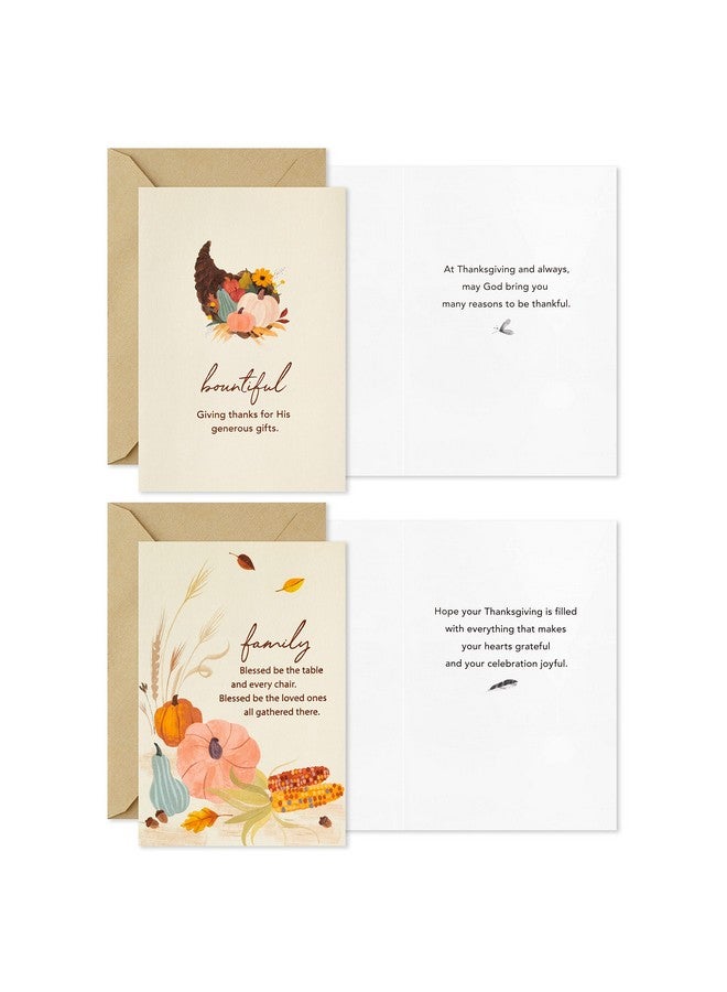 Hallmark Religious Thanksgiving Cards Assortment, Blessings (36 Assorted Cards with Envelopes) - Image 4