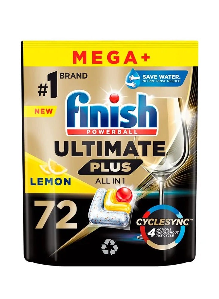 Powerball Ultimate Plus Dishwasher 72 Caps 878.4g