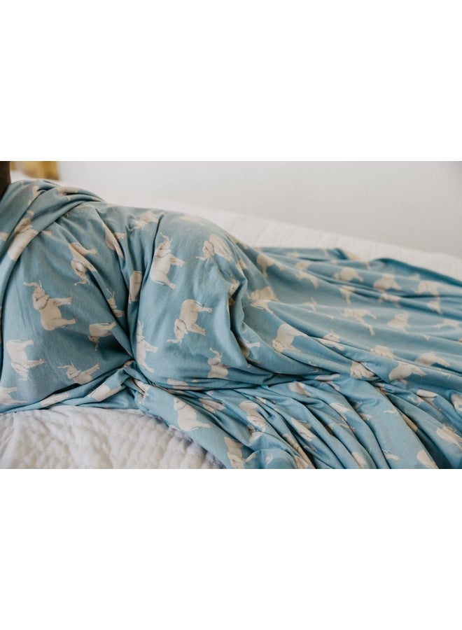 Copper Pearl Large Premium Knit Baby Swaddle Receiving Blanket Peanut - Image 5