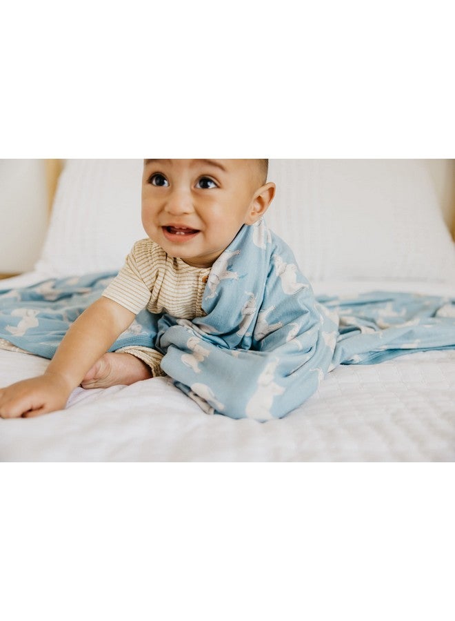 Copper Pearl Large Premium Knit Baby Swaddle Receiving Blanket Peanut - Image 4