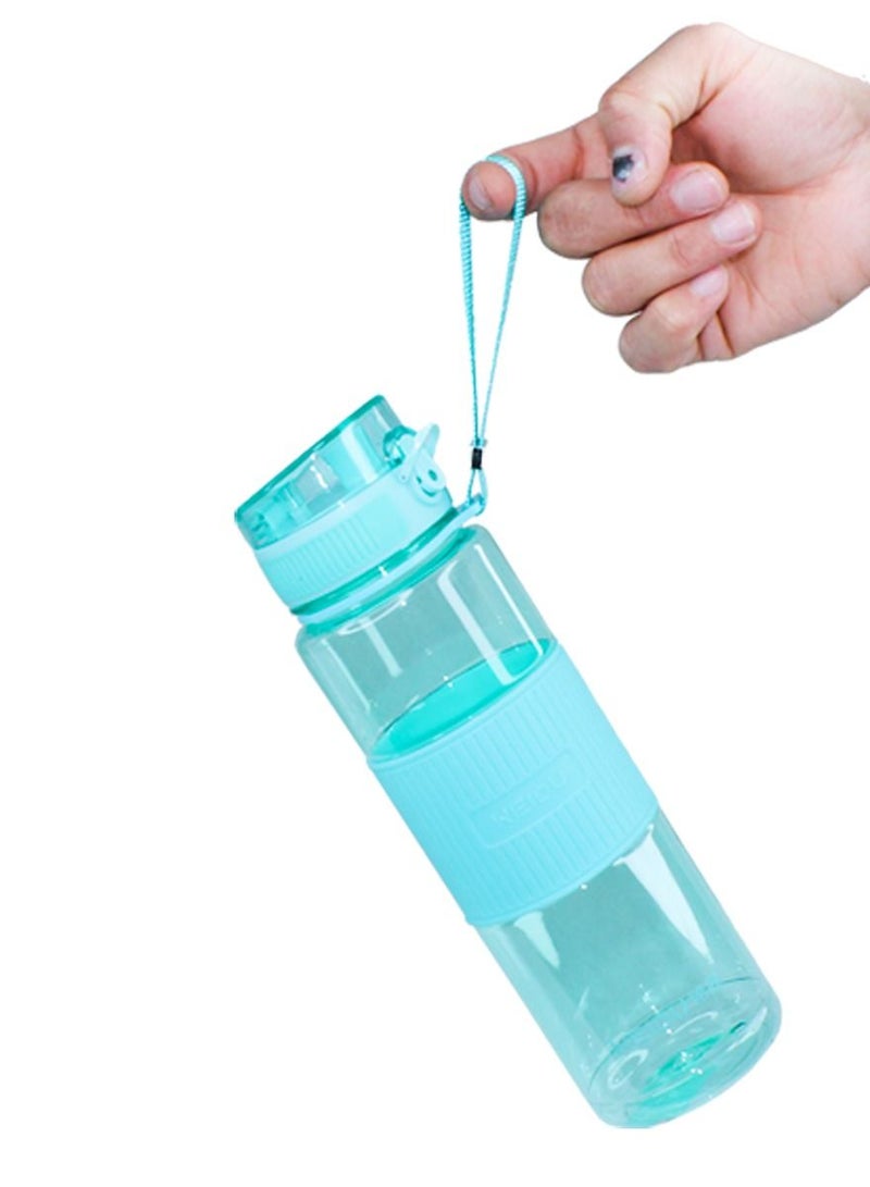 Meidu Water Bottle, 1000 ml Water Bottle With Lid Lock And Carrying Strap And Silicone Grip, Gym Workout Water Bottle - Image 4