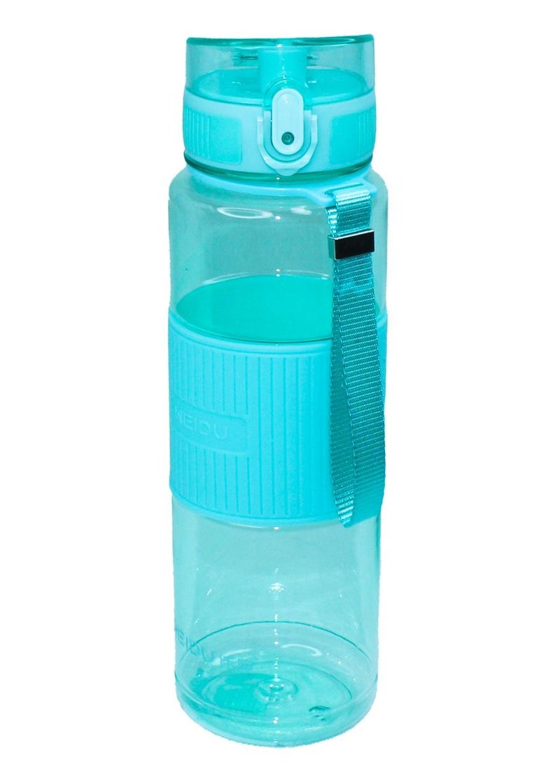 Meidu Water Bottle, 1000 ml Water Bottle With Lid Lock And Carrying Strap And Silicone Grip, Gym Workout Water Bottle - Image 2