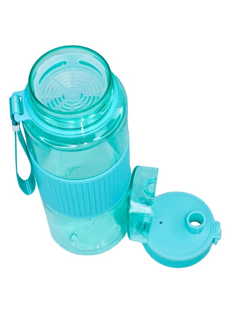 Meidu Water Bottle, 1000 ml Water Bottle With Lid Lock And Carrying Strap And Silicone Grip, Gym Workout Water Bottle - Image 3