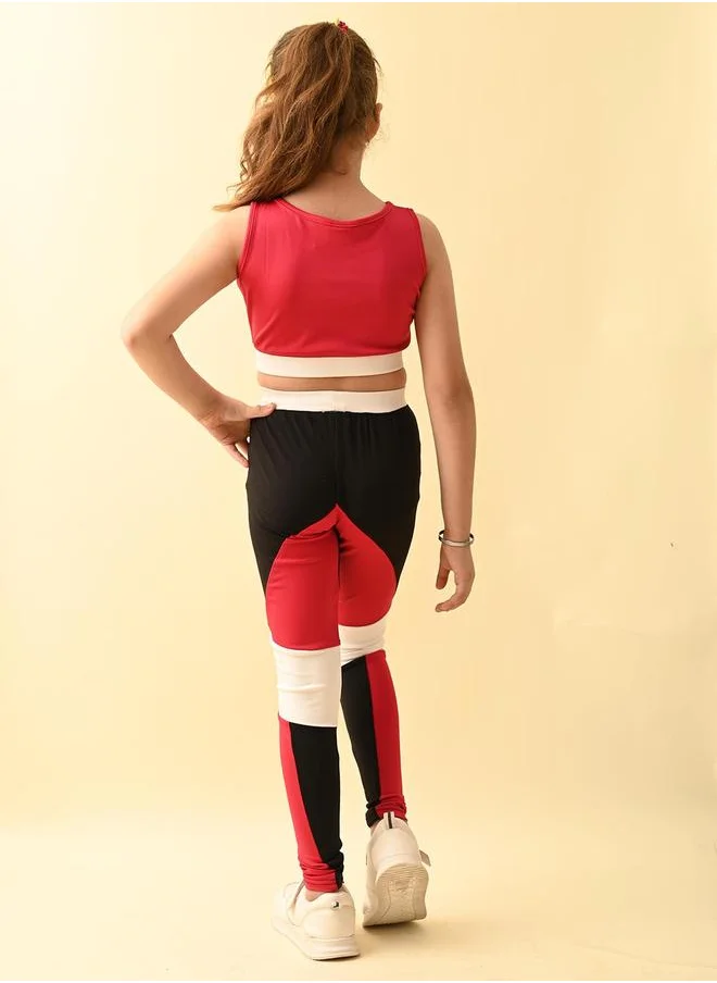 LILPICKS Colorblocked Athleisure Co-ords Set