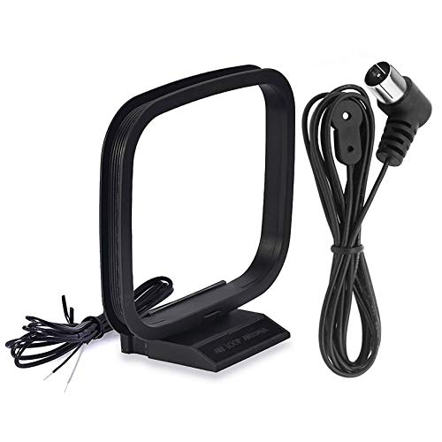 Bingfu 75 Ohm FM Antenna and AM Loop Antenna for Pioneer Onkyo Yamaha Marantz Indoor HD Radio FM Radio Bluetooth Home Stereo Receiver AV Audio Video Home Theater Receiver Power - Image 1