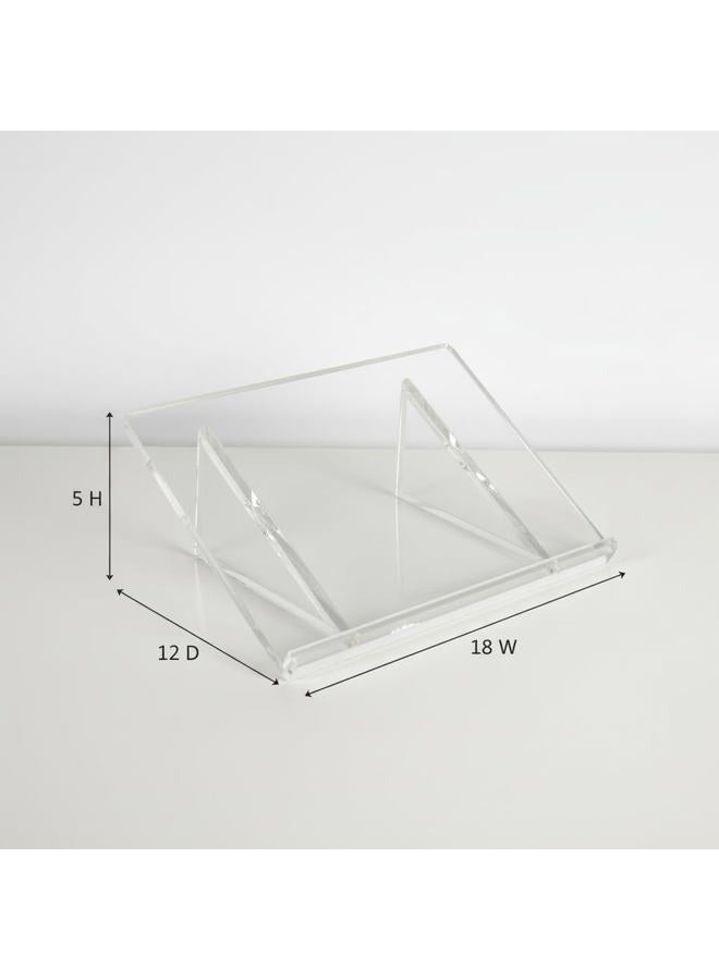 Azar Displays - 515500 - Deluxe Acrylic Book Stand Holder 1/2" Thick, Size: 18"W x 12"D x 5"H - Image 3
