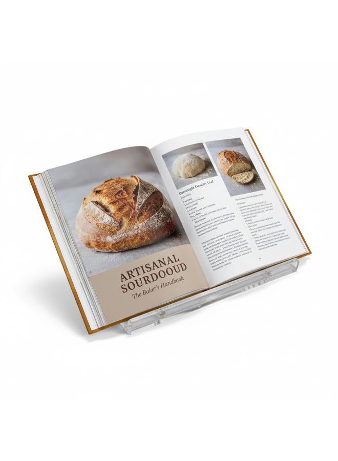 Azar Displays - 515500 - Deluxe Acrylic Book Stand Holder 1/2" Thick, Size: 18"W x 12"D x 5"H - Image 4