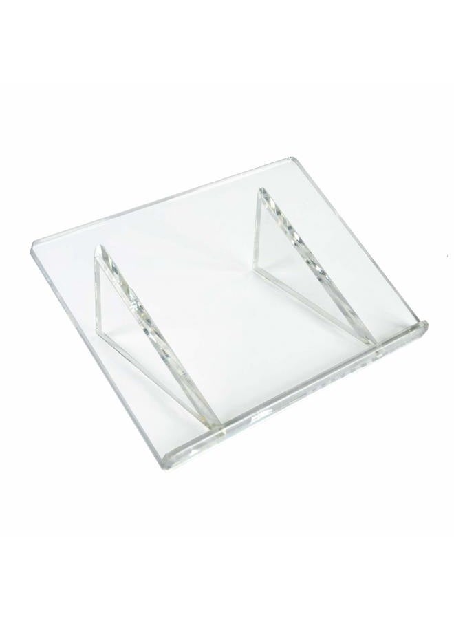 Azar Displays - 515500 - Deluxe Acrylic Book Stand Holder 1/2" Thick, Size: 18"W x 12"D x 5"H - Image 1