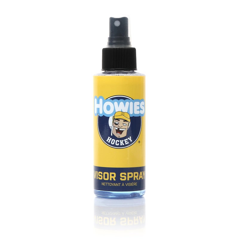 Howies Anti-Fog Visor Spray â€“ Fog-Free Vision for Hockey, Football & Sports Goggles â€“ 4oz Clear Lens Cleaner for Helmets, Masks & Shields â€“ Safe, Streak-Free Formula Made in USA
