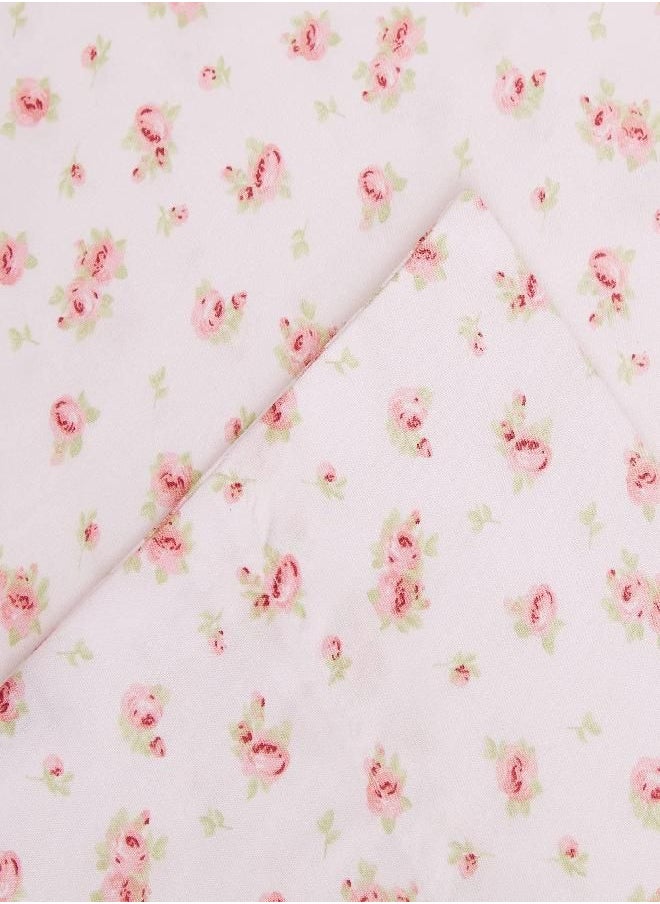 Modern Threads Modern Threads Soft Microfiber Printed Sheets - Luxurious Microfiber Bed Sheets - Includes Flat Sheet, Fitted Sheet with Deep Pockets, & Pillowcases Blush King  - Image 1