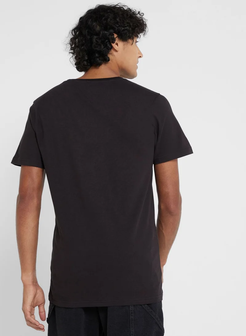 TOMMY JEANS 2 Pack Assorted Monogram Crew Neck T-Shirt
