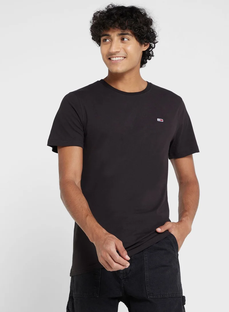 TOMMY JEANS 2 Pack Assorted Monogram Crew Neck T-Shirt
