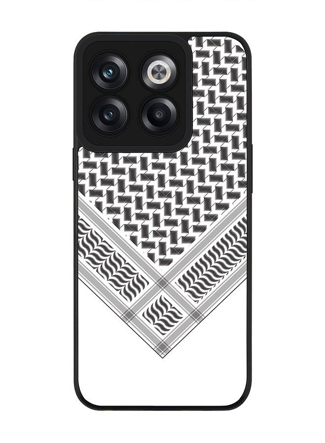 Stylizedd Rugged Black edge case for OnePlus 10T Slim fit Soft Case Flexible Rubber Edges Anti Drop TPU Gel Thin Cover - Victory Shemag(Black) - Image 1