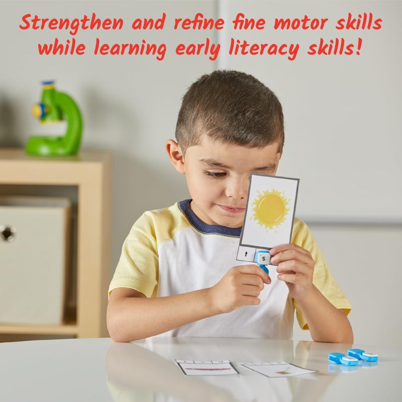 hand2mind hand2mind Learn My Letters Fine Motor Clips, Kids Clothespin Activities, Letter Practice for Preschoolers, Toddler Alphabet Learning Toys, Pincer Grasp Toys, Fine Motor Toys, Reading Manipulatives - Image 5