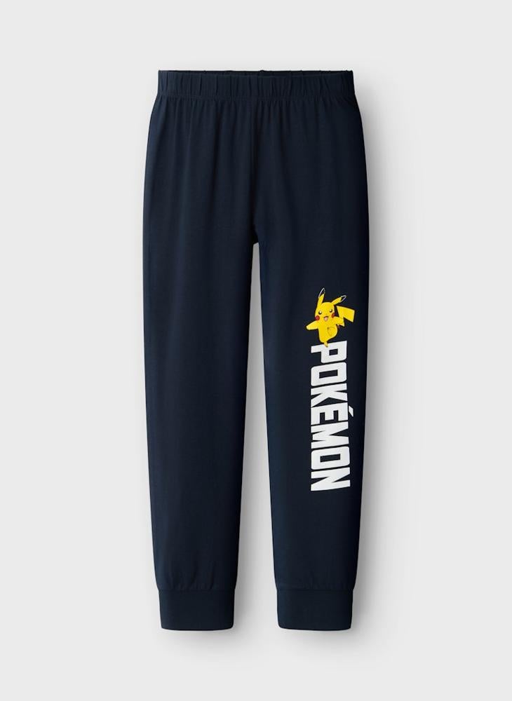 NAME IT - Kids Graphic Pokemon  T-Shirt & Pants Sets - Image 1