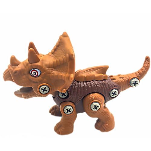 ThinkerPlace DIY Sliding Dinosaur Kit Triceratops | Learn About Dinosaurs | Take Apart Dinosaur Toys | Build, Play & Learn | STEM Educational Toy for Kids Age 4+ | Science & Learning Toy - Image 1