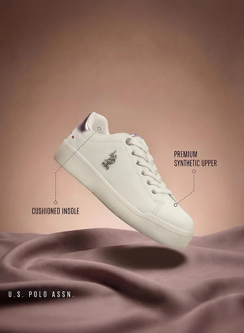 U.S. Polo Assn. 6M PELO GLB 6FX WOMEN OD_WHITE Pelo Women's Casual Shoes - White for Women | Best Price UAE