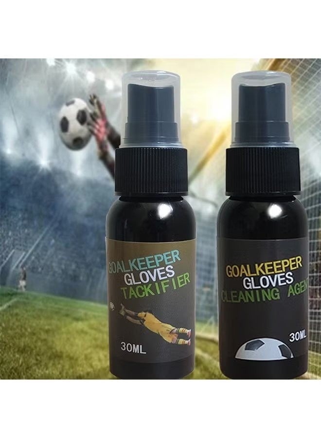 Aikanbo Goalkeeper Gloves Cleaning Agent And Tackifier，Goalkeeper Glove Grip Spray and Glue Remover Spray for Match Goalkeeper Gloves - Image 5