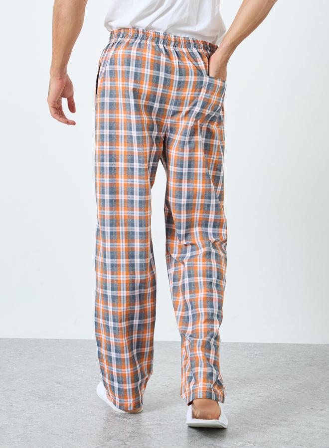 ستايلي طقم بيجاما قطنية بطبعة مربعات - Image 4