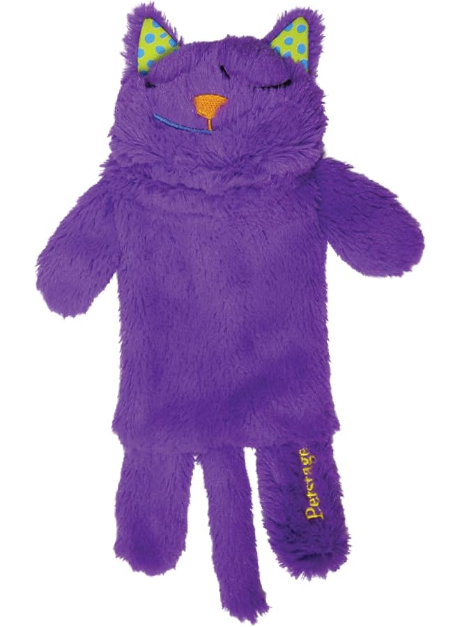 Petstages Purr Pillow Cat Toy For Nightime Play And Calm Comfort Featuring Soothing Noisemaker Soft Plush Material - Image 1