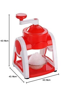 LD SHOP LD SHOP Manual Ice Gola Maker Portable Ice Crusher Slush Grinder Machine Ice Snow Maker for Shikanji Baraf Ka Gola Cold Beverages HandCranked Gola Maker  - Image 4
