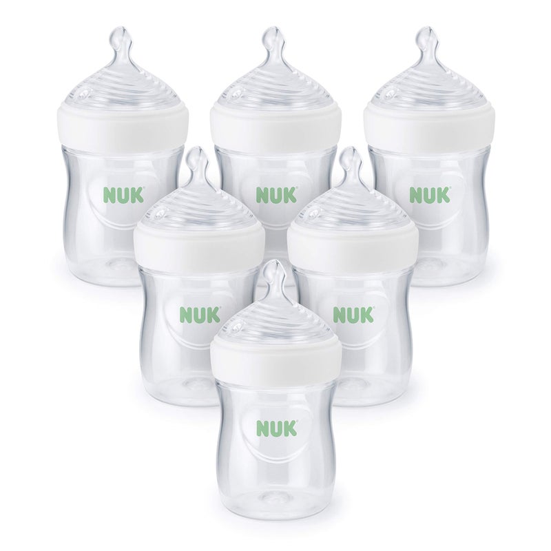 NUK Simply Natural Baby Bottle with SafeTemp - Image 1