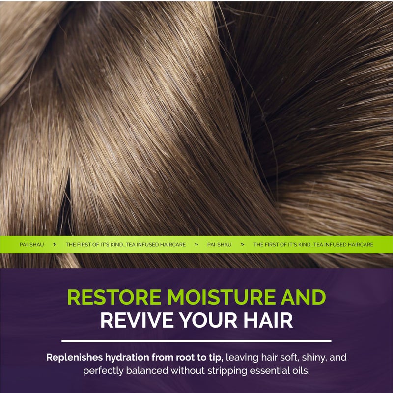 Pai-Shau Replenishing Cleanser and Conditioner Set - Hydrating Shampoo and Conditioner for All Hair Types - 2x250ml - Image 3