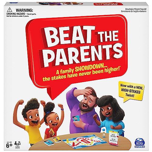 Spin Master Games Beat The Parents Classic Family Trivia Game Kids vs Parents for Ages 6 and up - Image 1