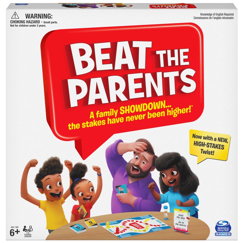 Spin Master Games Beat The Parents Classic Family Trivia Game Kids vs Parents for Ages 6 and up - Image 2