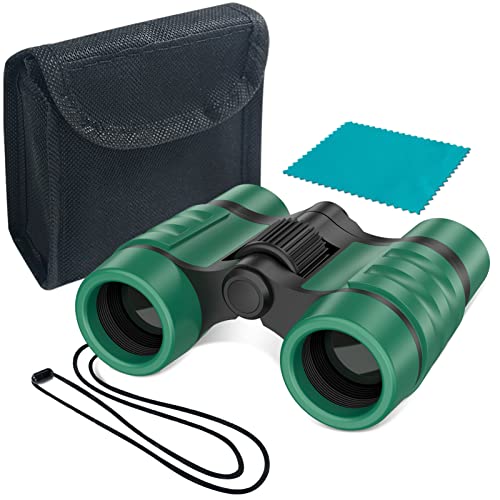 ESSENSON Binoculars for Kids Toys Gifts for Age 312 Years Old Boys Girls Kid Telescope Outdoor Toys for Sport and Outside Play Hiking Bird Watching Travel Camping Birthday Presents Forest Green - Image 1