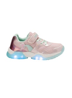 Character Print Sneakers with Hook and Loop Closure