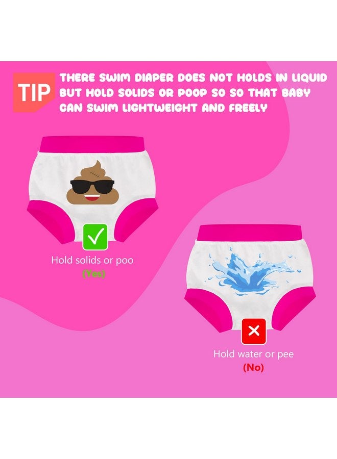 BIG ELEPHANT BIG ELEPHANT Reusable Baby Swim Diapers 3pcs- Adjustable, Easy-Wash Swimming Diaper - Soft, Breathable, Waterproof Swim Wear for Boys, 5T - Image 4