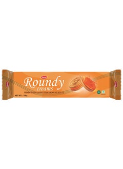 Roundy Premium Orange Flavored Cream Sandwich Biscuits 150gm