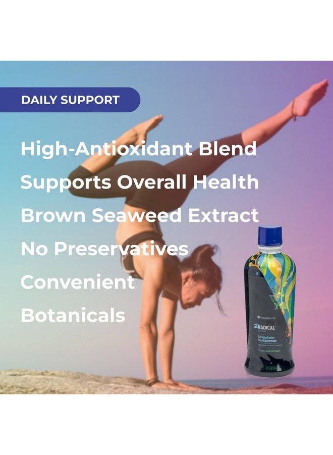 youngevity يوجنفيتي زيراديكال™ فوكويدين - مستخلص فوكويدين مارتيك العضوي وعوامل مساعدة (فيتامين C، B12، B6، فاكهة التنين، توت الذئب، شوك الحليب) - دعم المناعة - سوبر مضاد للأكسدة 32 أونصة سائلة (عبوة من 1) - Image 4