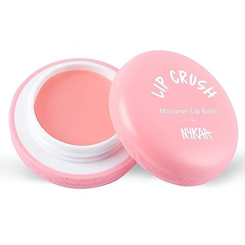 Nykaa Cosmetics Lip Crush Macaron Lip Balm Lip Butter with Shea Butter and Sweet Almond Oil Nourishing and Healthy Lips 06 Strawberry 028 oz - Image 3