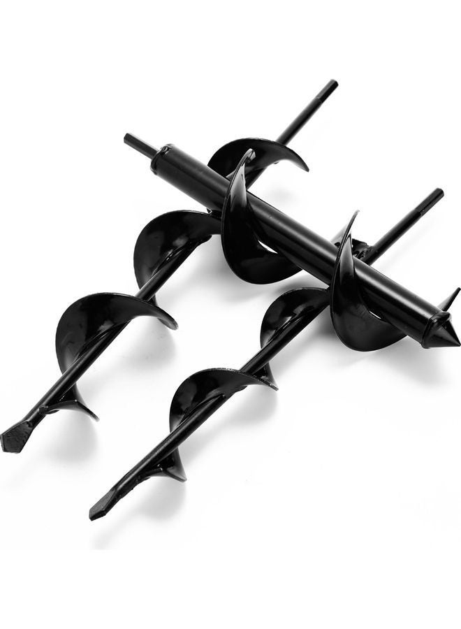 NIBEMINENT Household Professional Garden Auger Spiral Drill Bit Black  - Image 3