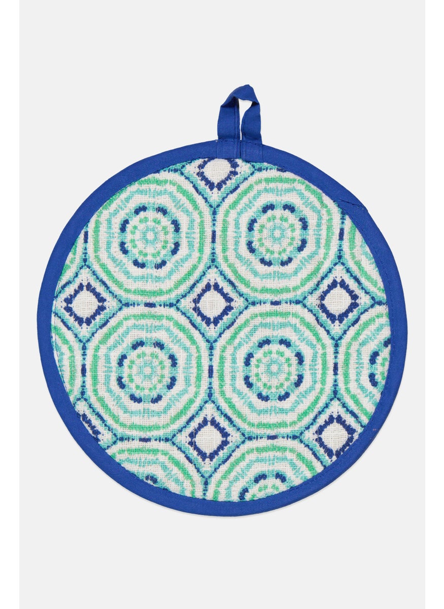 Aztec Pattern Hypnotic Pot Holder, Blue/Green Combo - pzsku/ZE87BCD129860CCB6BC83Z/45/_/1726150870/17d8486b-3da2-40ed-8115-bb762506b3be