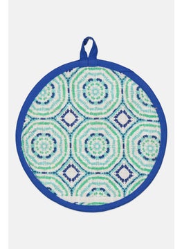 Aztec Pattern Hypnotic Pot Holder, Blue/Green Combo - pzsku/ZE87BCD129860CCB6BC83Z/45/_/1726150875/8b595bf0-2bcc-4744-a058-3a24c1bbda50