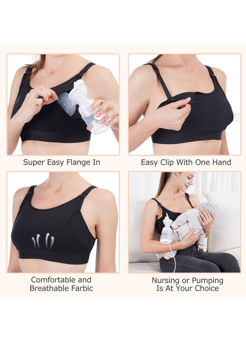 Momcozy - Hands Free Pumping Bra, Adjustable Breast-Pump Holding and Nursing Bra - Image 1