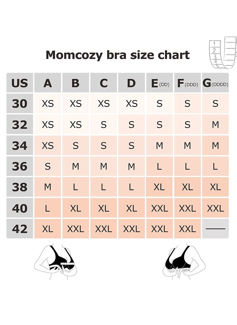 Momcozy - Hands Free Pumping Bra, Adjustable Breast-Pump Holding and Nursing Bra - Image 1