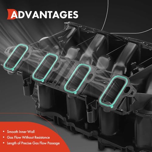 A-Premium Engine Intake Manifold Assembly Compatible with Chevrolet Silverado 1500 2500 Suburban 2500 GMC Sierra 1500 Yukon XL 2500 Savana 2500 3500 09-20 Cadillac Escalade 2009-2014 - Image 5